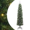 vidaXL Gervi j&oacute;latr&eacute; me&eth; 300 LED Gr&aelig;nn 240 cm PVC, st&aacute;l og plast