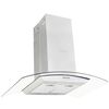 vidaXL Eyjuh&aacute;fur 90 cm Ry&eth;fr&iacute;tt St&aacute;l 756 m&sup3;/klst. LED