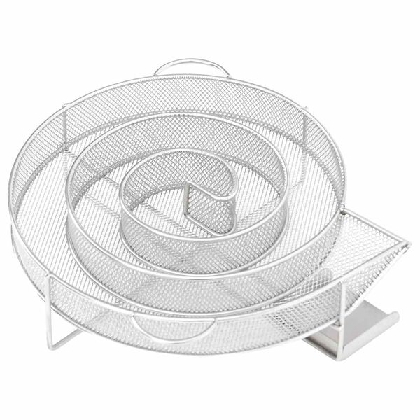 vidaXL B&uacute;na&eth;ur fyrir Kaldreykingu 19,5 cm Ry&eth;fr&iacute;tt st&aacute;l