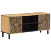 vidaXL Sj&oacute;nvarpssk&aacute;pur 105x33x46 cm Gegnheill Mang&oacute;vi&eth;ur