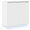 vidaXL LED Hli&eth;arsk&aacute;pur fyrir Hv&iacute;tur 71 x 34,5 x 75 cm