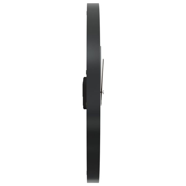 vidaXL Veggklukka Brún Ø35 cm Járn og Ólífuviður