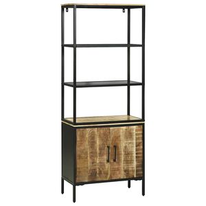 vidaXL Háborð Brúnn 70 x 35 x 180 cm Gegnheill mangóviður