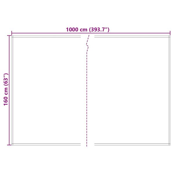 vidaXL Ver&ouml;ndarskyggni skipti Gulur og Gr&aacute;r 1000 x 160 cm