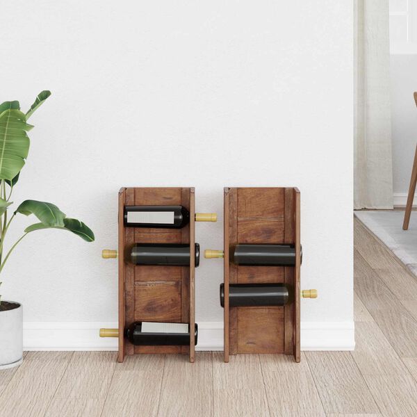 vidaXL Rekki Br&uacute;nn 24 x 13 x 54 cm Eika