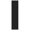 vidaXL Apótekaraskápur Svartur 30x41x174,5 cm Samsettur viður