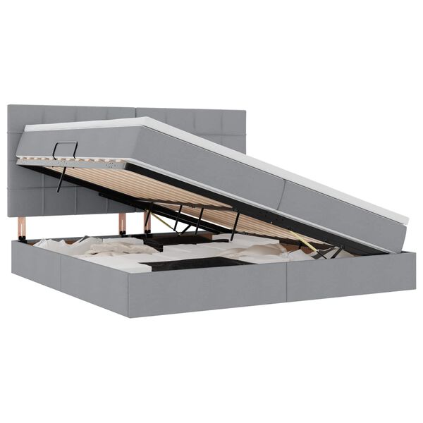 vidaXL R&uacute;m me&eth; geymslur&yacute;mi og d&yacute;nu Lj&oacute;sgr&aacute;r 200 x 200 cm P&oacute;l&yacute;ester