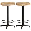 vidaXL Barst&oacute;lar 2 stk. 66 cm Gegnheill Mang&oacute;vi&eth;ur