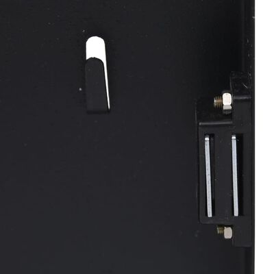 322777 vidaXL Key Box with Magnetic Board Black 35x35x5,5 cm