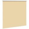 vidaXL R&uacute;llugard&iacute;nur Blackout Beige 160x130 cm Efni Breidd 156,6 cm