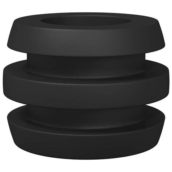 vidaXL F&oacute;tboltabor&eth; Bumpers 3 x 3 x 2 cm Fangi 16 pcs Svartur