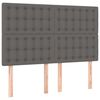 vidaXL H&ouml;fu&eth;gafl gr&aacute;r 144x5x118/128 cm gervile&eth;ur