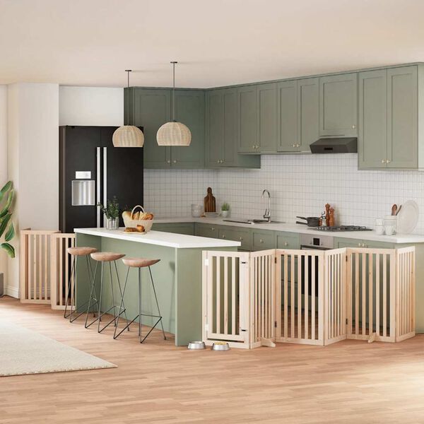 vidaXL hundahli&eth; me&eth; hur&eth; sem h&aelig;gt er a&eth; brj&oacute;ta saman 15 pl&ouml;tur 750 cm