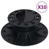 vidaXL Stillanlegar Undirst&ouml;&eth;ur fyrir Pall 10 stk. 60-88 mm