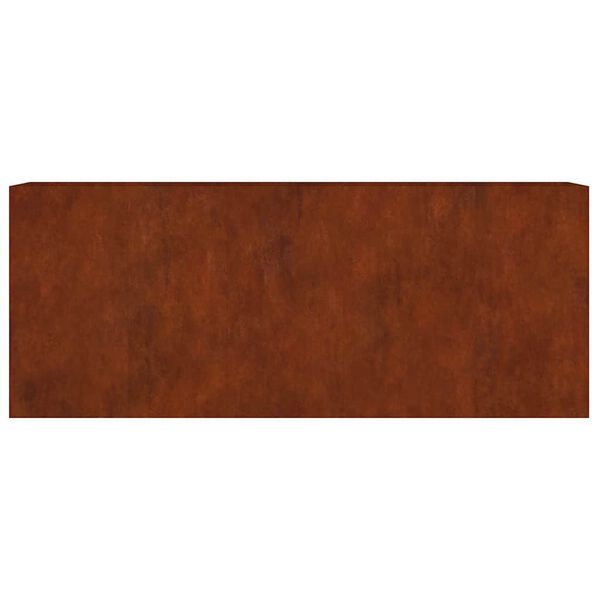 vidaXL Upph&aelig;kka&eth; Gar&eth;ker 200x40x80 cm Corten St&aacute;l