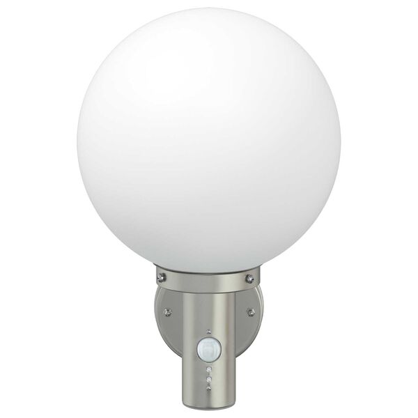 vidaXL Utandyra vegglýsing Silfur 28 x 25 x 38 cm stainless steel