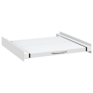 vidaXL Stöflunarrammi fyrir Þvottavél með Útdraganlegri Hillu