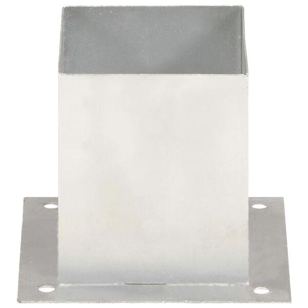 vidaXL Gir&eth;ingastaurafestingar 4 stk. Sinkh&uacute;&eth;a&eth;ur M&aacute;lmur 121 mm