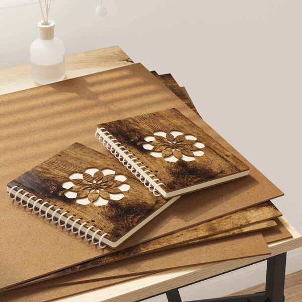 vidaXL Skreyting spj&ouml;ld 50 pcs Rau&eth;-eik 40 x 60 x 0.27 cm