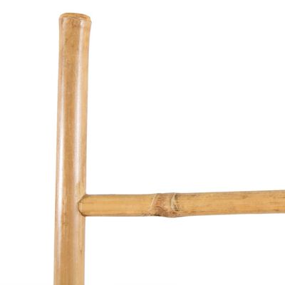 vidaXL Handklæðastigi með 5 Rimlum Bambus 150 cm