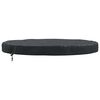 vidaXL Utandyra bor&eth;hett Svartur 102 x 102 x 10 cm 210D Oxford efni
