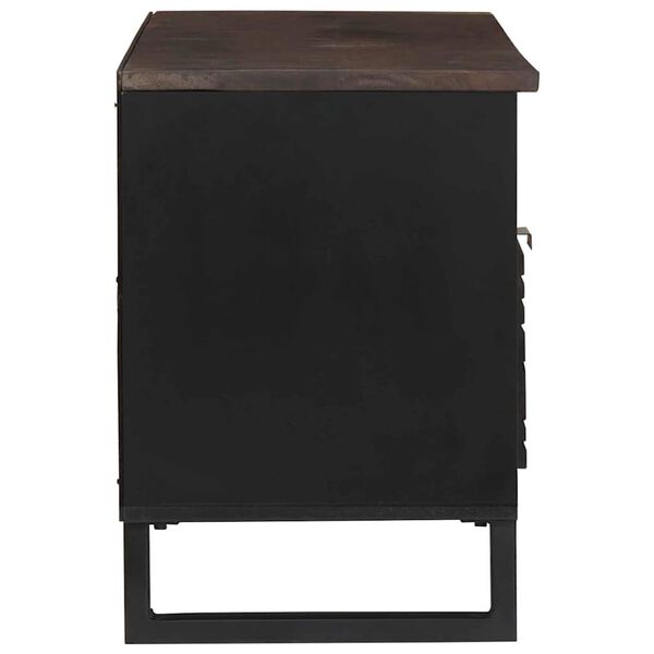 vidaXL TV einingar Valhnota 105 x 33 x 46 cm Samsettur vi&eth;ur