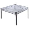 vidaXL Sta&eth;gengill fyrir sk&yacute;li 300 x 300 x 26 cm Gegns&aelig;tt PVC