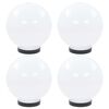 vidaXL LED K&uacute;lulampar 4 stk K&uacute;lulaga 20 cm PMMA