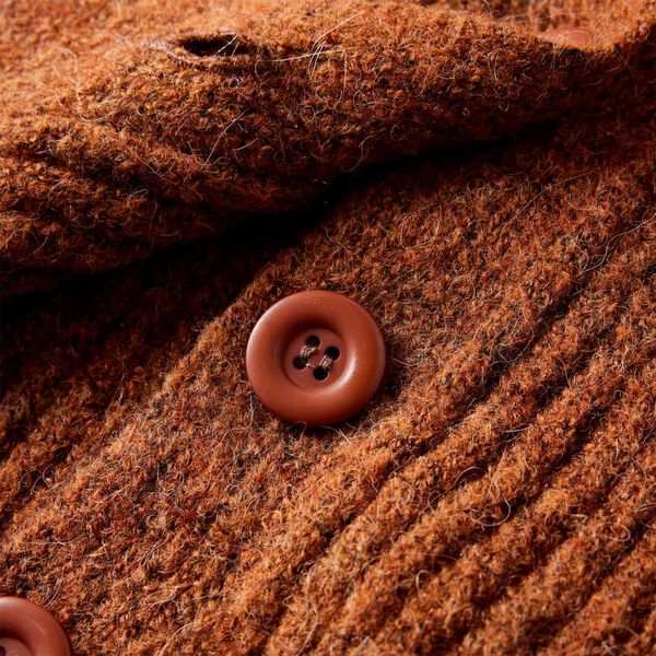 Prjónuð Barnagolla Koníaklitur 92