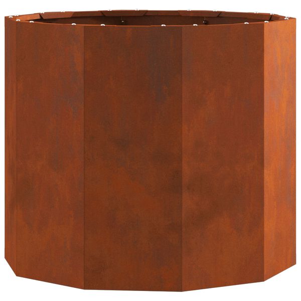 vidaXL Pl&ouml;ntuker Rusty 60 x 60 x 50 cm Ve&eth;ra&eth; st&aacute;l