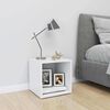 805498 vidaXL TV Cabinet White 37x35x37 cm Chipboard