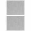 vidaXL Stigaplata R&eacute;tthyrningur 2 pcs Silfur 50 x 40 cm &Aacute;l