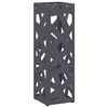 vidaXL Regnhl&iacute;fastendur me&eth; geymslu Antras&iacute;t 15,5 x 15,5 x 49 cm metal