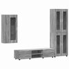 vidaXL Sj&oacute;nvarpssk&aacute;pasett FLORIN 3 pcs Gr&aacute;r Sonoma Samsettur vi&eth;ur