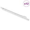 vidaXL Sk&uacute;ffuhlaup 12 pcs Hv&iacute;tt 400 mm St&aacute;l