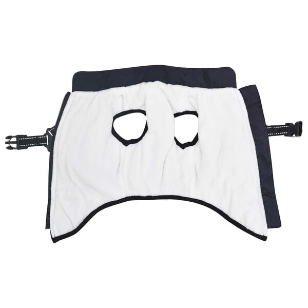 vidaXL Hundak&aacute;pa D&ouml;kkbl&aacute;r L36 Fl&iacute;s og p&oacute;l&yacute;ester