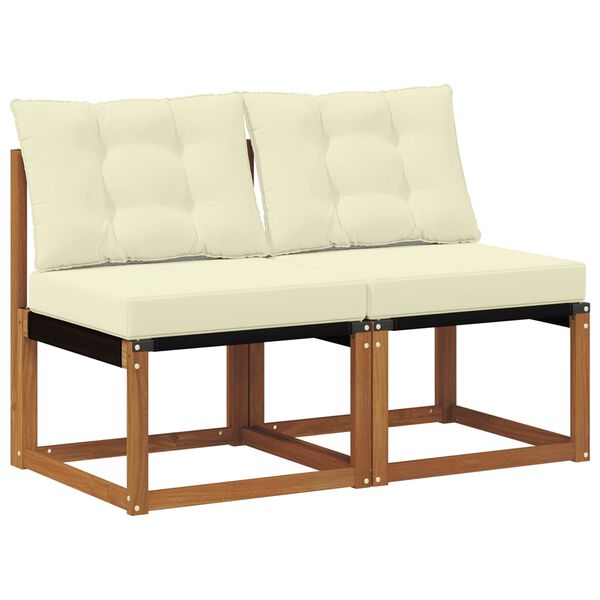 vidaXL 2 Stykki Utandeildar mi&eth;sofa