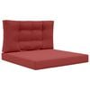 vidaXL Utandyriss&oacute;fap&uacute;&eth;i 2 pcs V&iacute;nrau&eth;ur P&oacute;l&yacute;ester