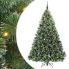 vidaXL Gervi j&oacute;latr&eacute; me&eth; 300 LED me&eth; standi Gr&aelig;nn 210 cm PE og PVC