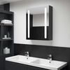325546 vidaXL LED Bathroom Mirror Cabinet 50x13x70 cm