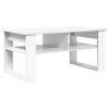 vidaXL S&oacute;fabor&eth; me&eth; geymslu Hv&iacute;tt 96 x 54 x 44 cm Samsettur vi&eth;ur