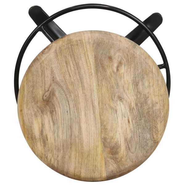 vidaXL Barst&oacute;lar 2 stk. 76 cm Gegnheill Mang&oacute;vi&eth;ur