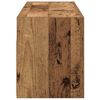 vidaXL Ba&eth;herbergi Veggsk&aacute;pur Old Wood 80x25x30 cm Engineered Wood