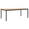 vidaXL Bor&eth;stofubor&eth; N&aacute;tt&uacute;rulegur 200 x 100 x 75 cm Solid furuhikk