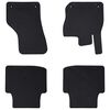 vidaXL B&iacute;lafutterm 4 pcs Svartur h&aelig;fur fyrir VW PASSAT B9 TDI 2024-