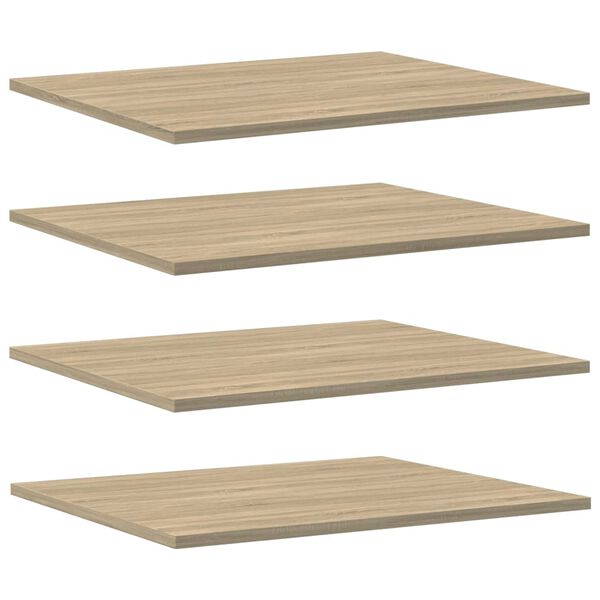 805273 vidaXL Bookshelf Boards 8 pcs Sonoma Oak 60x50x1,5 cm Chipboard