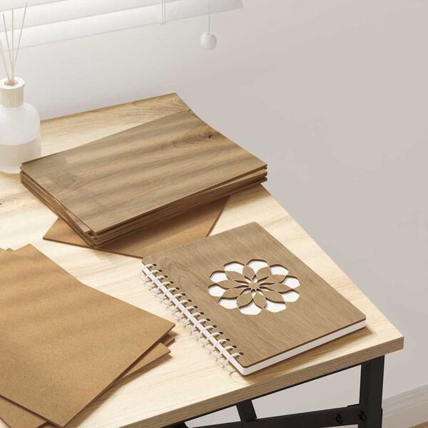 vidaXL Skreyting spj&ouml;ld 50 pcs Artisan Eik 21 x 30 x 0,27 cm