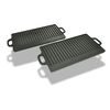 vidaXL Grillplatti 2 stk. Steypuj&aacute;rn Sn&uacute;anlegir 38x23 cm