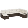 vidaXL S&oacute;fasett me&eth; p&uacute;&eth;i 5 pcs p&oacute;l&yacute;rattan