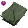 vidaXL Segld&uacute;kur 180 g/m&sup2; 4x6 m Gr&aelig;nn HDPE